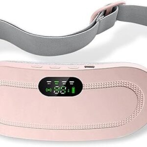 Fast Heating Electric Waist Belt – Pain Relief for Men & Women | Heated Waist Support for Cramps, Back & Abdominal Pain